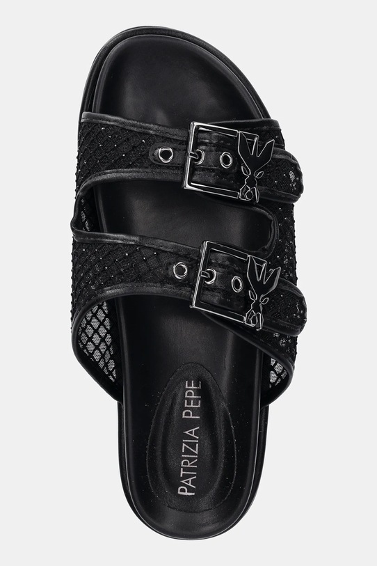 Шлепанцы Patrizia Pepe Girl чёрный PPJ339