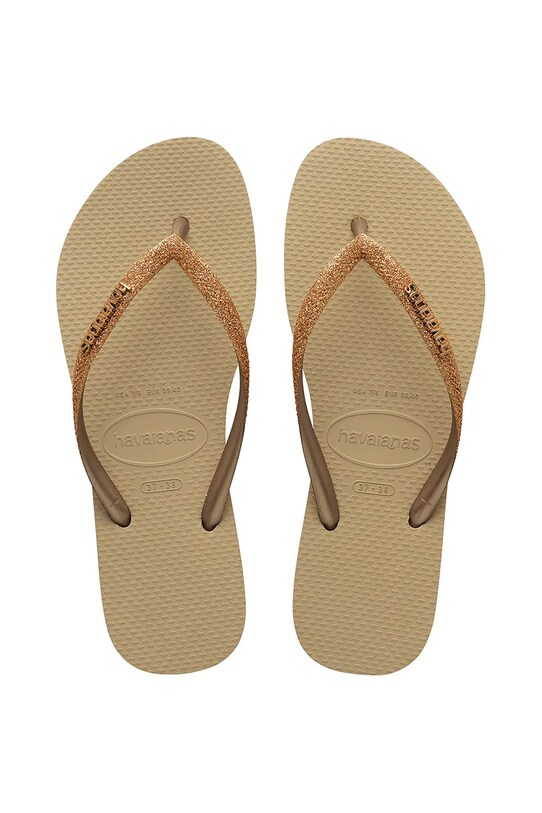 Детские вьетнамки Havaianas SLIM GLITTER II бежевый 4146975