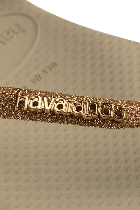 Дитячі в'єтнамки Havaianas SLIM GLITTER II бежевий 4146975