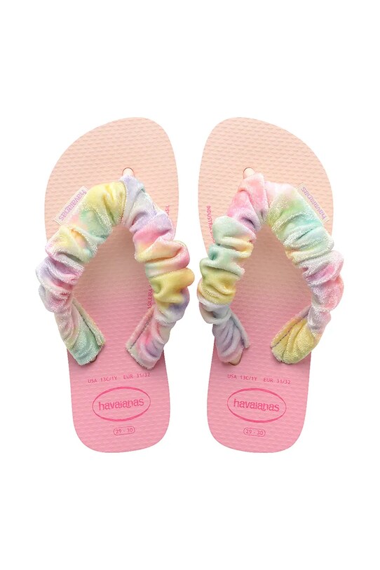 Παιδικές σαγιονάρες Havaianas KIDS FLUFFY ροζ 4149941