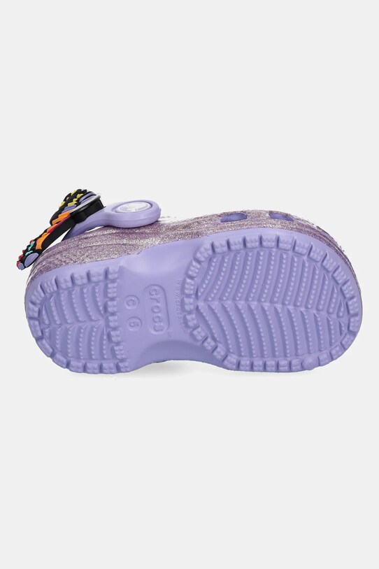 Dětské pantofle Crocs CLASSIC IAM BUTTERFLY CLOG T 210018.CROCS.CLASSIC.IA fialová