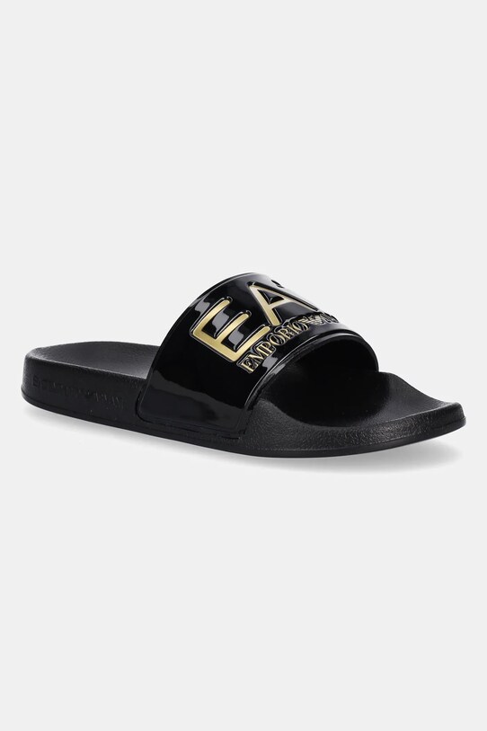 EA7 Emporio Armani klapki dziecięce czarny 7Y000037.AF15118