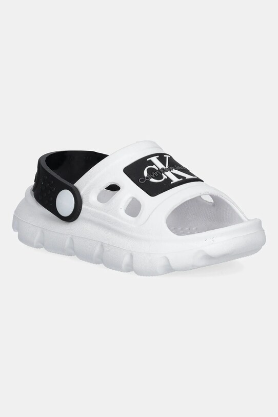 Дитячі шльопанці Calvin Klein Jeans білий V1X2.83025.22.29