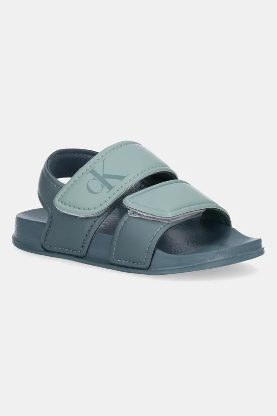 Calvin Klein Jeans sandali per bambini verde V1X2.83030.22.26