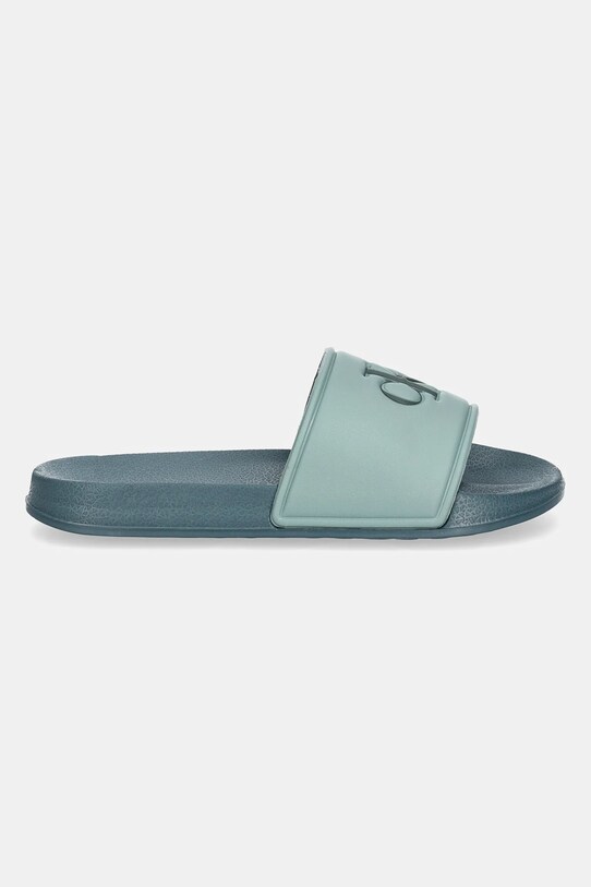 Дитячі шльопанці Calvin Klein Jeans V3X0.83032 бірюзовий SS25