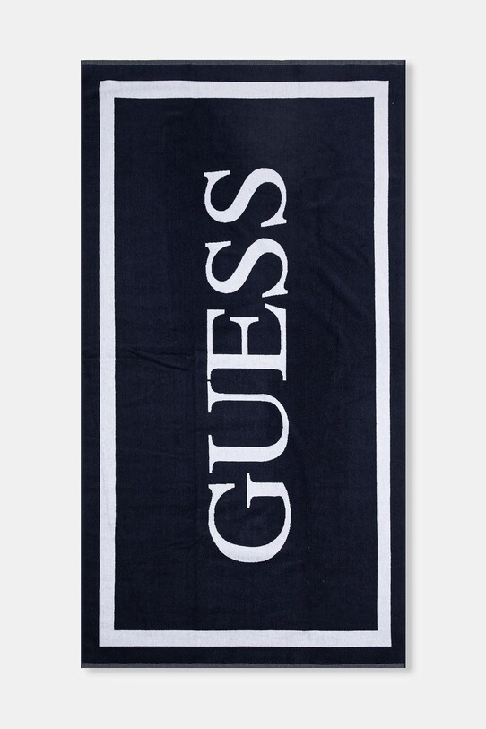 Дитячий бавовняний рушник Guess темно-синій H5GZ04.SG00P.PPYA