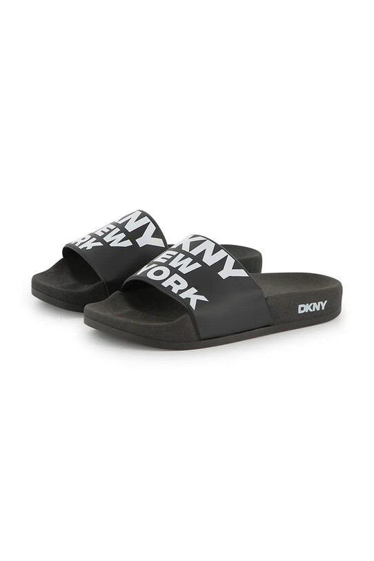 Dkny klapki dziecięce czarny D62086.36.39