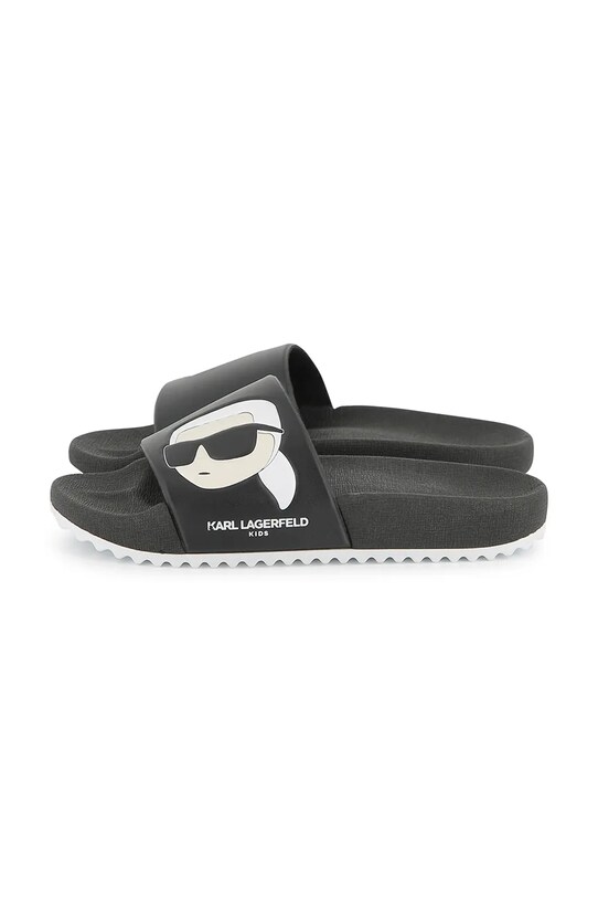 Детские шлепанцы Karl Lagerfeld Z30379.27.35 чёрный SS25