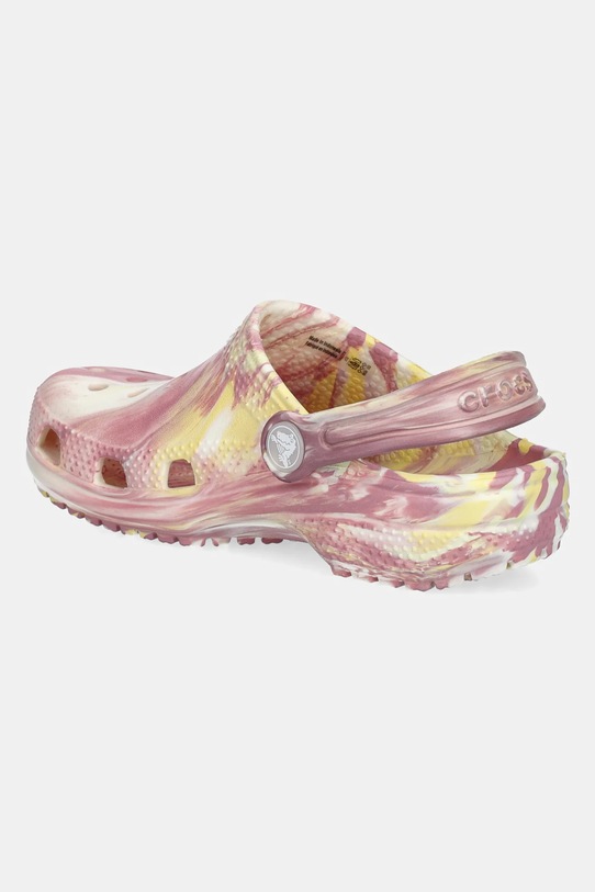 Chlapec Šľapky Crocs CLASSIC GLOW MARBLED CLOG KIDS 210718.CROCS.CLASSIC.GL ružová