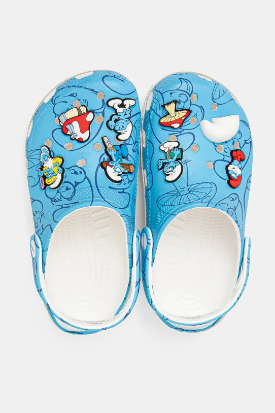 Crocs klapki CLASSIC SMURFS CLOG KIDS niebieski 210821.CROCS.CLASSIC.SM