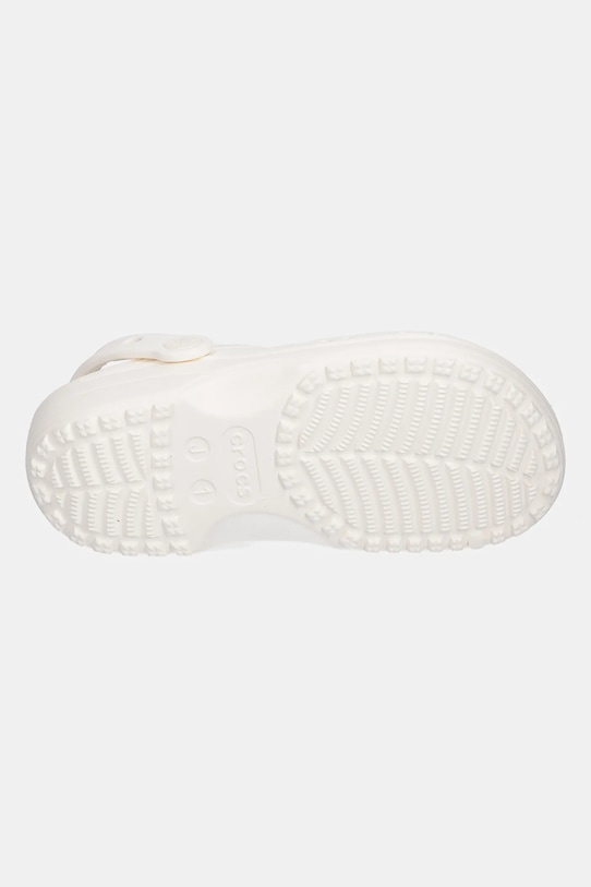 Šľapky Crocs CLASSIC FLORAL CUT OUT CLOG KIDS 210943.CROCS.CLASSIC.FL biela