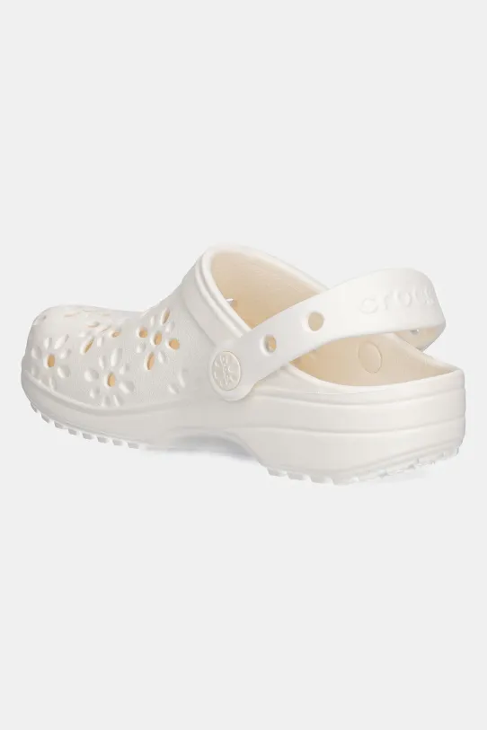 Chłopiec Crocs klapki CLASSIC FLORAL CUT OUT CLOG KIDS 210943.CROCS.CLASSIC.FL beżowy