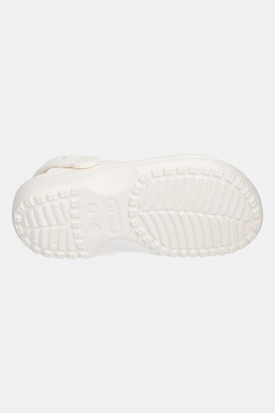 Crocs klapki CLASSIC FLORAL CUT OUT CLOG KIDS 210943.CROCS.CLASSIC.FL beżowy