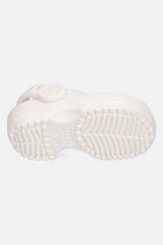 Crocs klapki CLASSIC FLORAL CUT OUT CLOG KIDS 210944.CROCS.CLASSIC.FL beżowy