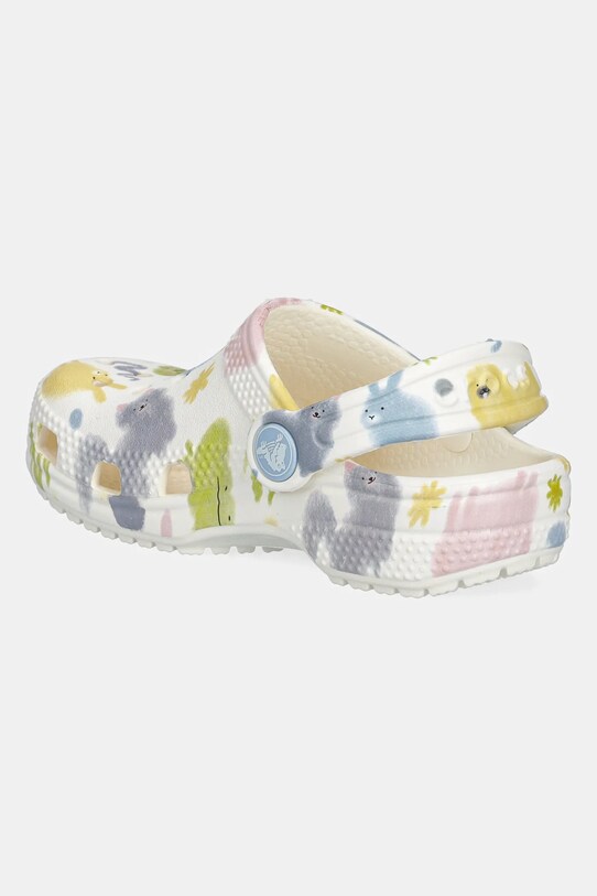 Chlapec Šľapky Crocs CLASSIC PASTEL PETS CLOG KIDS 210989.CROCS.CLASSIC.PA biela