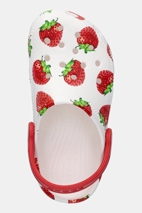 Crocs klapki CLASSIC FRESH FRUITS CLOG KIDS biały 211170.CROCS.CLASSIC.FR