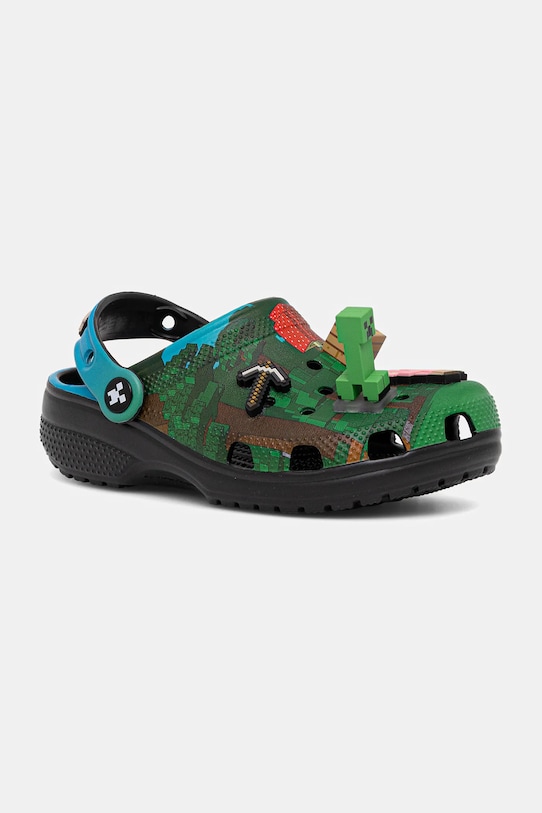 Šľapky Crocs CLASSIC MINECRAFT CLOG KIDS zelená 210830.CROCS.CLASSIC.MI