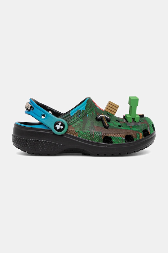 Chłopiec Crocs klapki CLASSIC MINECRAFT CLOG KIDS 210830.CROCS.CLASSIC.MI zielony