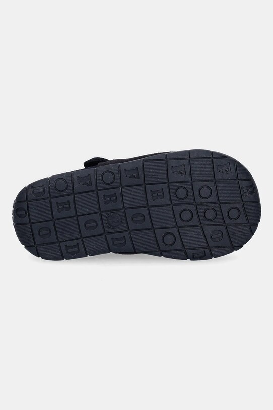 Froddo kapcie zamszowe dziecięce CLASSIC SLIPPERS G1700412.21.24 granatowy