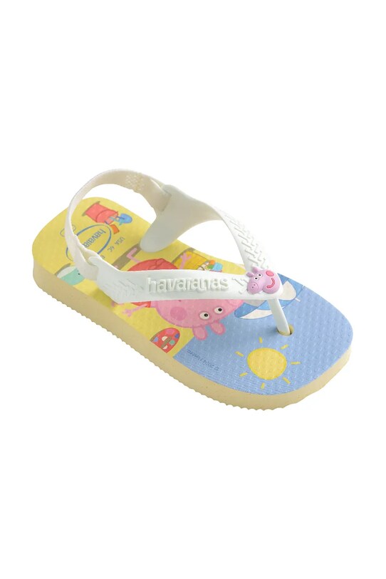 Chlapec Detské žabky Havaianas BABY PEPPA PIG 4145980 žltá