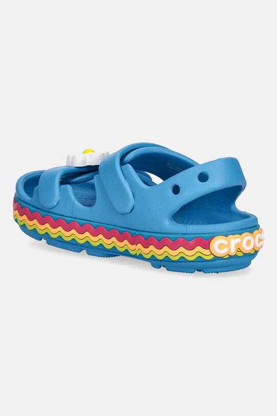 Chłopiec Crocs sandały dziecięce CROCBAND CRUISER RICRAC SANDAL T 211032.CROCS.CROCBAND.C niebieski