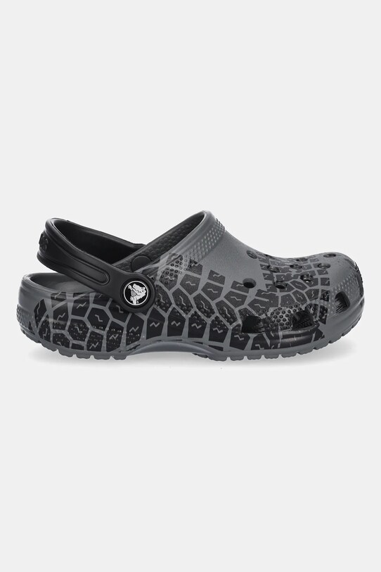 Crocs klapki dziecięce CLASSIC TIRE PRINT CLOG KIDS 211261.CROCS.CLASSIC.TI szary SS25
