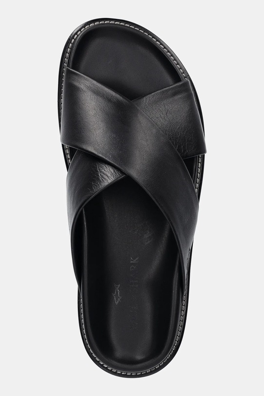 Kožne natikače Paul&Shark crna 25418010.11