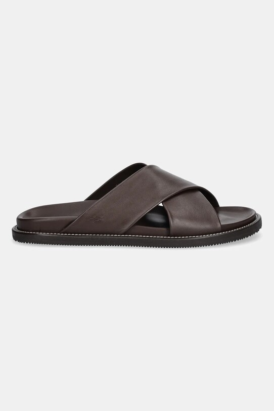 Paul&Shark slapi de piele 25418010.695 maro SS25