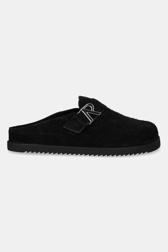 Semišové pantofle Represent Initial Mule MLM9760.001 černá SS25