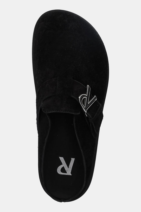 Represent ciabatte slide in camoscio Initial Mule nero MLM9760.001