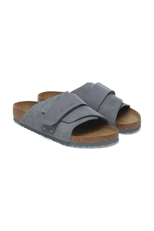 Kožené pantofle Birkenstock Kyoto šedá 1029144