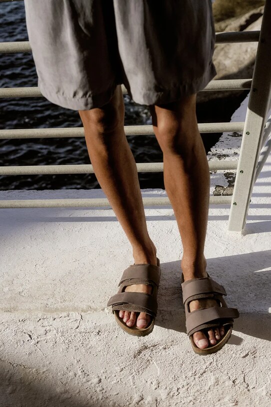 Birkenstock leather sliders Uji 1029200