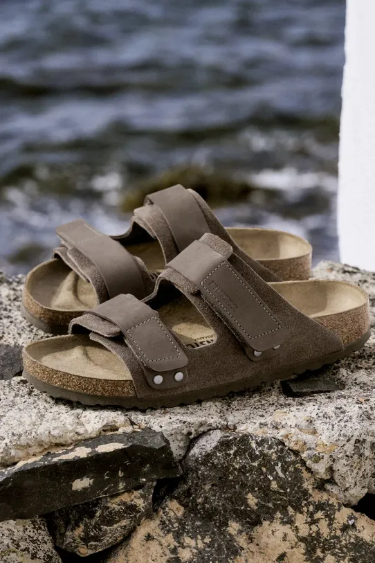 Birkenstock leather sliders Uji 1029200