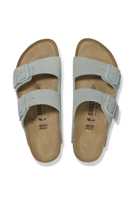 Semišové pantofle Birkenstock Arizona 1029146 modrá