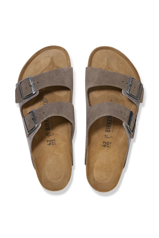 Boty Kožené pantofle Birkenstock Arizona 1029159 zelená