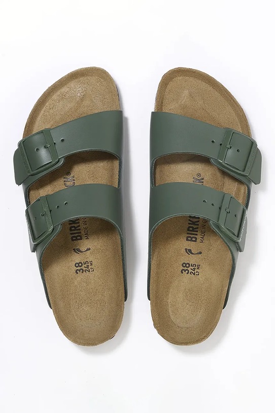 Obuv Kožené šľapky Birkenstock Arizona 1029165 zelená