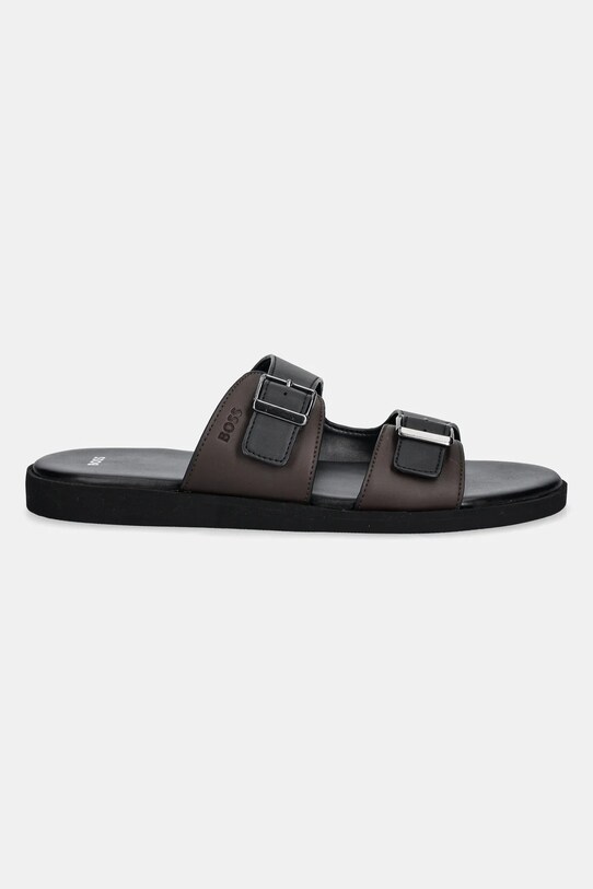 BOSS papuci Darrel 50541765.002 negru SS25