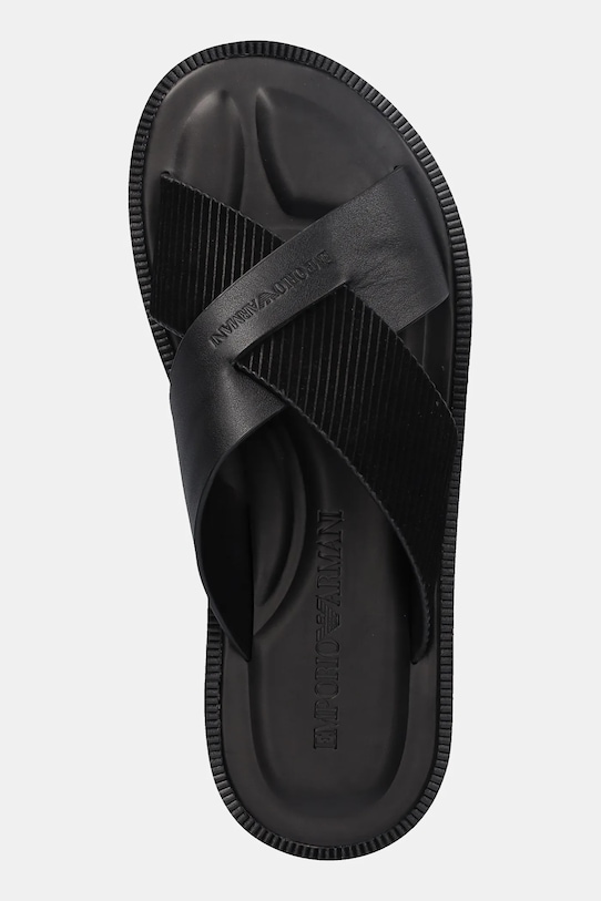 Kožne natikače Emporio Armani X4P124.XR340.K001