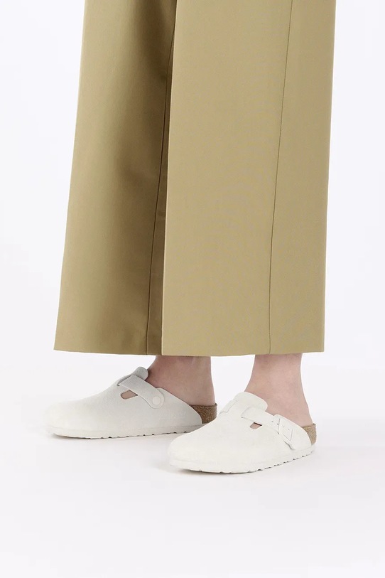 Birkenstock klapki zamszowe Boston SFB 1027667