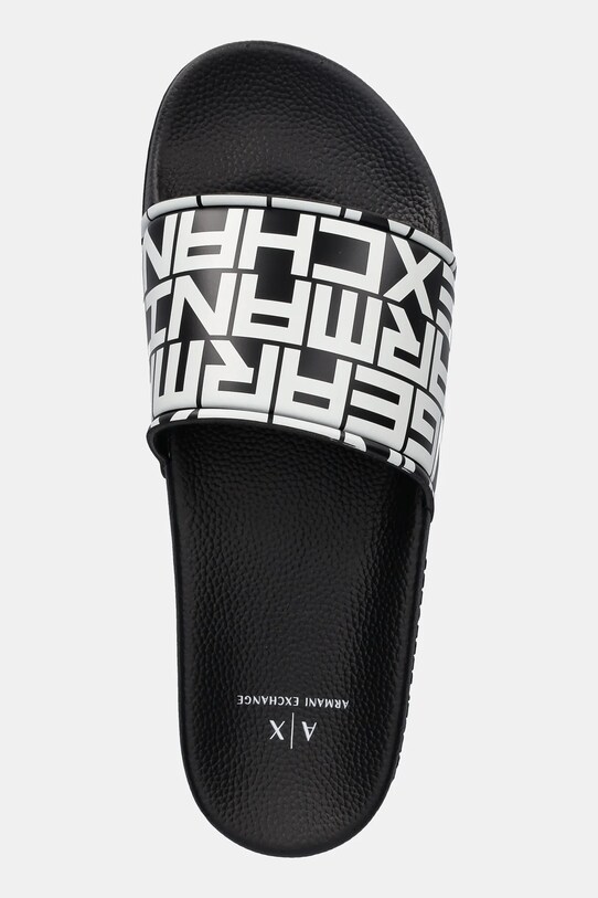 Шльопанці Armani Exchange чорний XUP004.XV679.N814