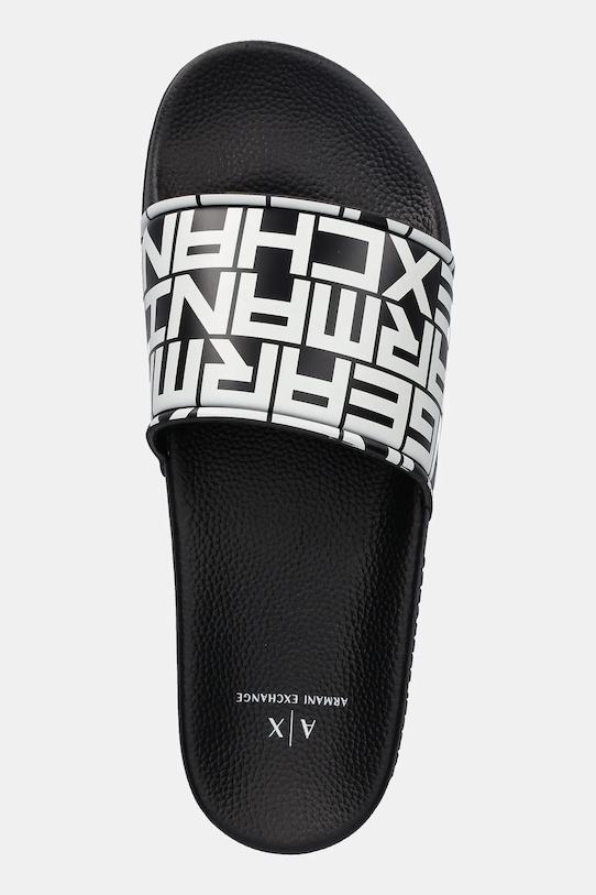 Pantofle Armani Exchange černá XUP004.XV679.N814