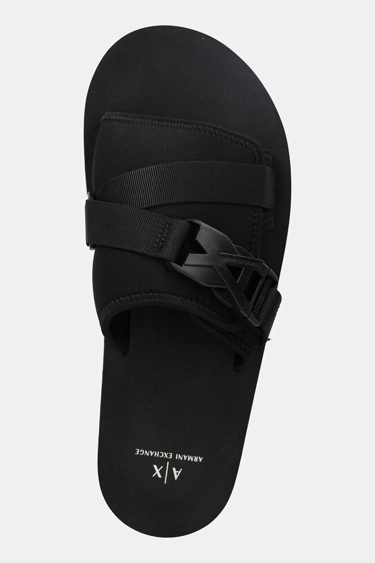 Шльопанці Armani Exchange чорний XUP016.XV961.00002