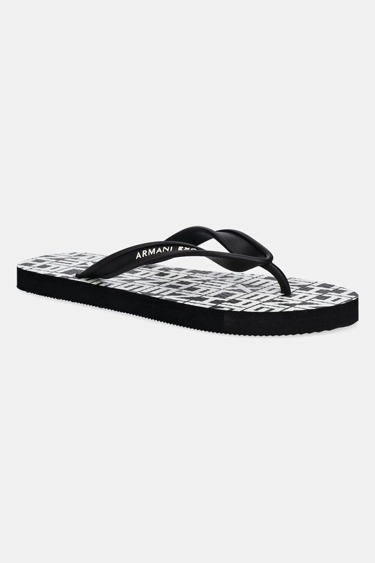 Armani Exchange șlapi negru XUQ002.XV676.N814
