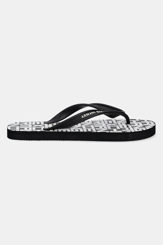 Armani Exchange șlapi XUQ002.XV676.N814 negru SS25