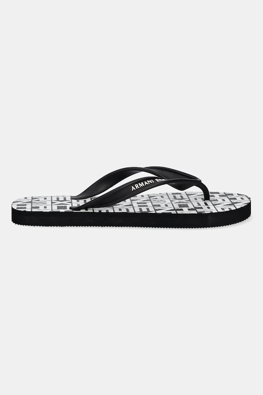 Armani Exchange flip-flop XUQ002.XV676.N814 fekete SS25