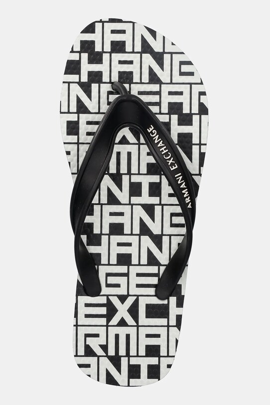 Armani Exchange șlapi negru XUQ002.XV676.N814