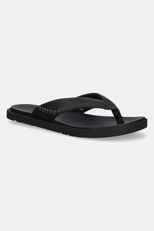UGG japonki skórzane Seaside II Flip czarny 1166610.BLK
