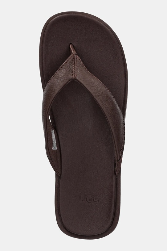 UGG slapi de piele Seaside II Flip maro 1166610.LUG