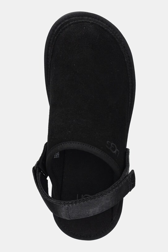 Замшевые шлепанцы UGG Goldencoast Clog II чёрный 1166915.BLK
