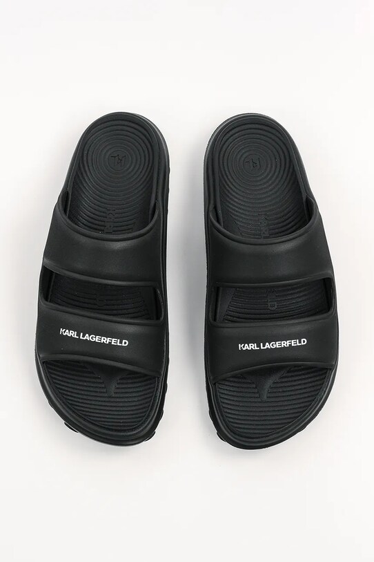 Karl Lagerfeld papucs SKUBA 2 fekete KL77005.V00